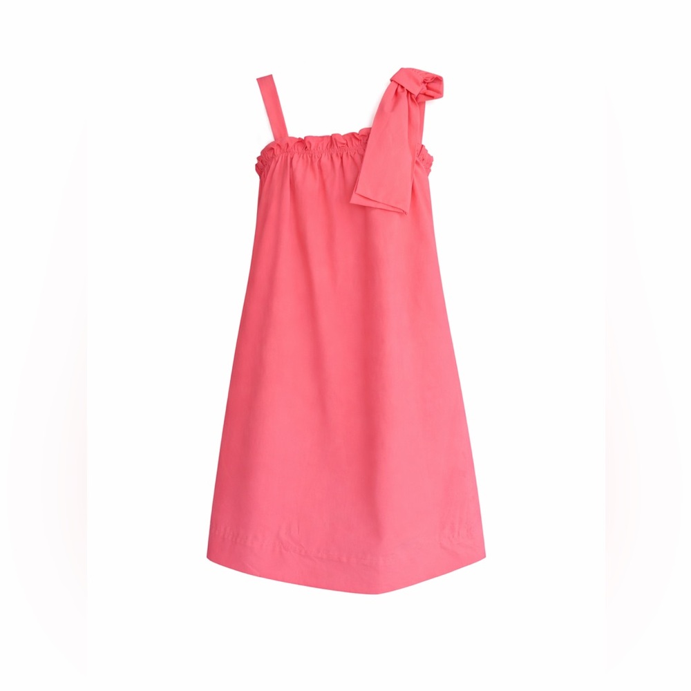 Beaufort Bonnet Co Girls Parrot Cay Coral‎ Bow Strap Dress Size 12